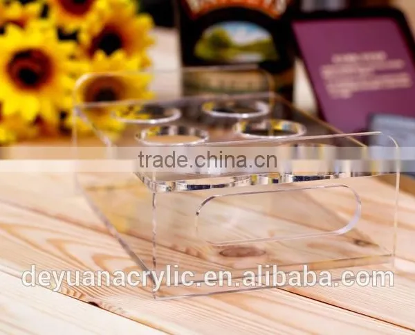 Best Price Rectangle Acrylic Bullet Shot Glass Display Holders photo-4