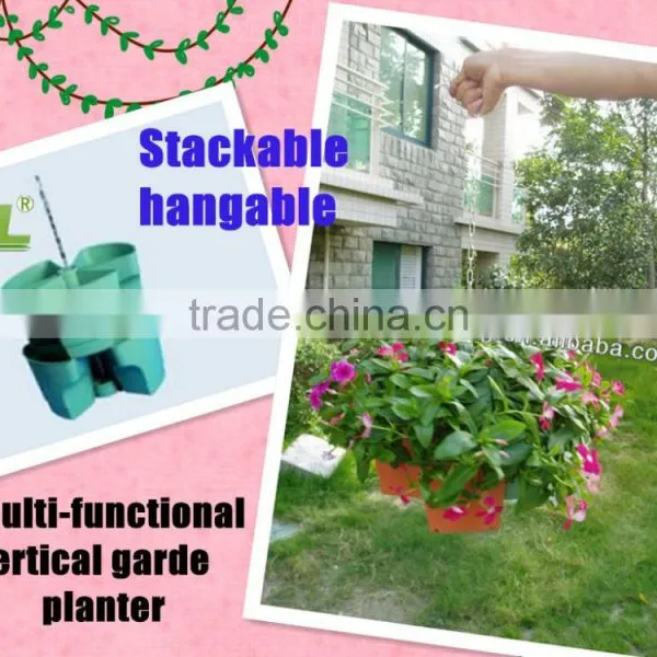 Movable Stackable Vertical Plastic Garden Planter photo-4