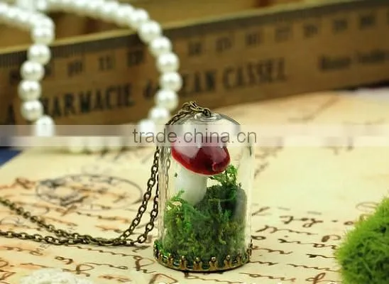 Hot Selling DIY Glass Terrarium Necklace & Square Glass Ball Necklace photo-6