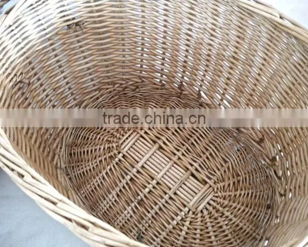 Wicker Knitting Picnic Basket Wicker Hamper Basket With Lid photo-4