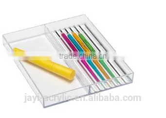 Crystal Small Stacking Acrylic Organizer Storage Tray Great for Cosmetics Jewelry Makeup photo-5