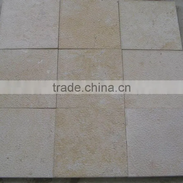 China Beige Limestone Tile Light Beige Marble Tile Cream Limestone Tile photo-3