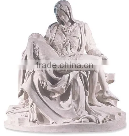 2015 Hot Sale Garden Decor Western Marble Pieta Statue photo-4