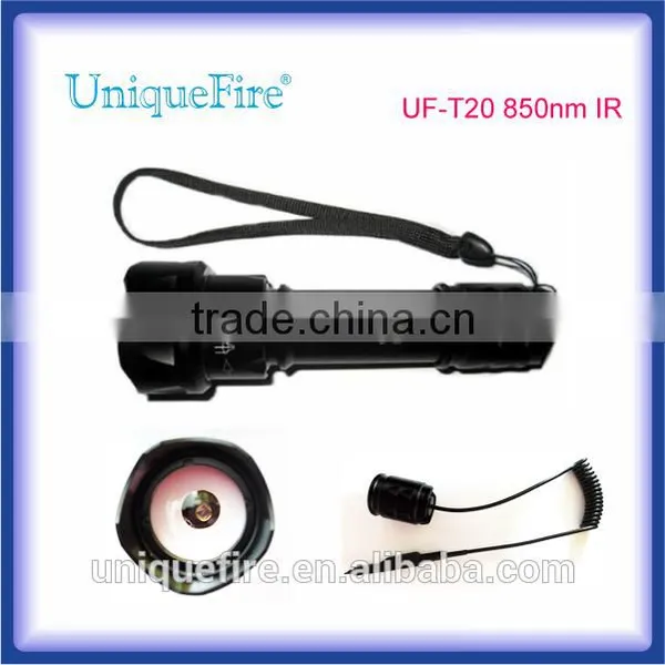 Uniquefire Uf-t20 Infrared Flashlight Night Vision With Aspheric Lens