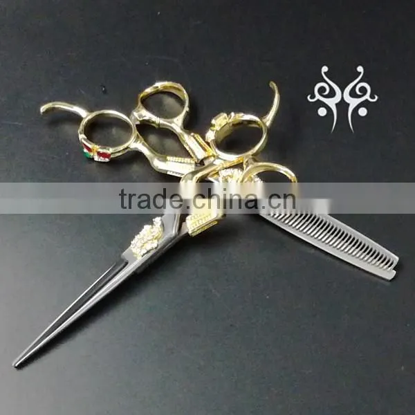 QJ-HS186 Hairdressing Scissors Hair Scissors Purple Dragon Hair Scissors photo-4