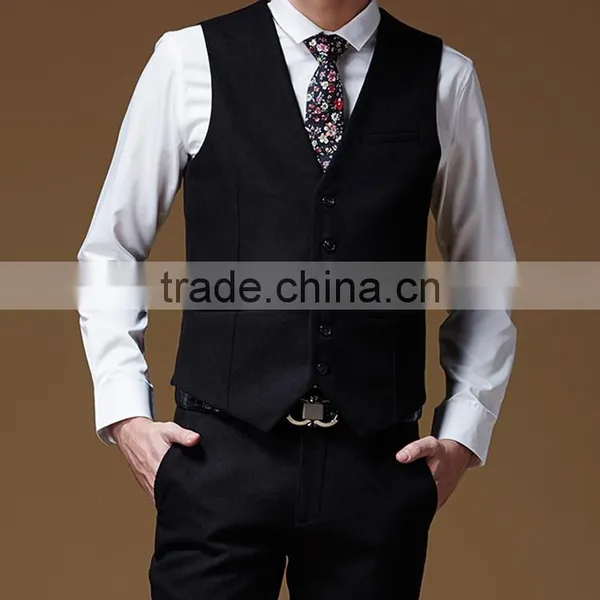 2015 Latest Design Man Clothing Mens Suit and Price 3 Piece Business Suit photo-4