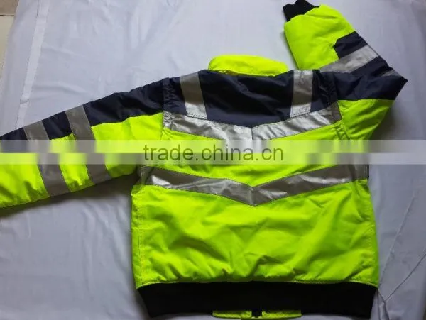 EN471 hi Vis Coat Safety Jackets Mens photo-2