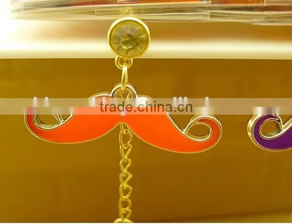 Sexy Mustache Phone Plugs Japan Popular Cellphone Dustplug Wholesale photo-3