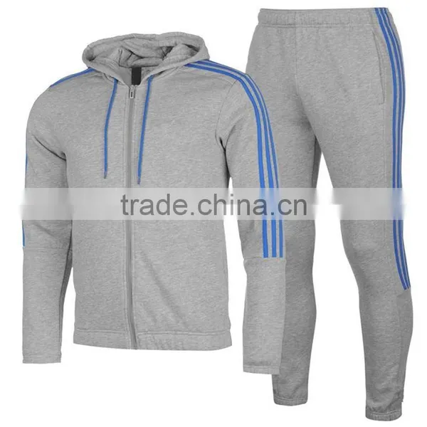 2017 Fashion Wholesale Custom Fancy High Quanlity Slim Fit Latest Design Mens Sports Tracksuit Top and Pants From China Factory photo-5