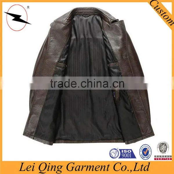 2016 Fashion Leather Winter Man Jacket photo-4