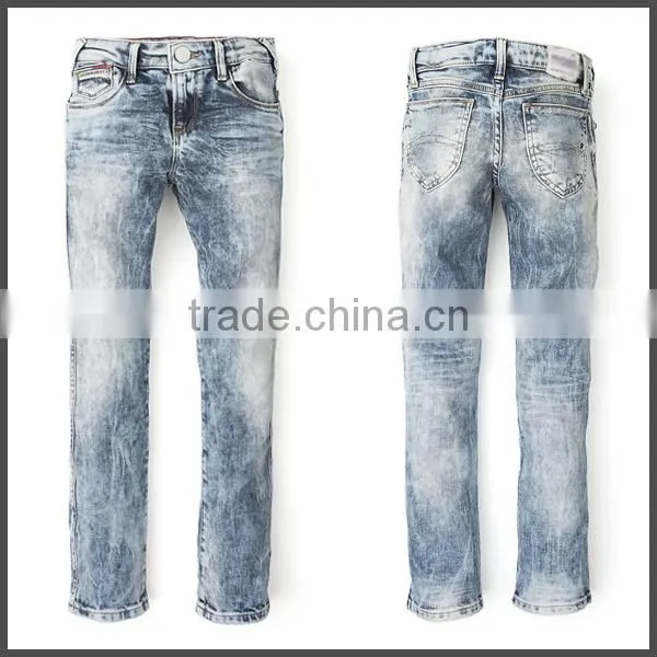 New Stone Wash Kid Jean for Girls photo-2