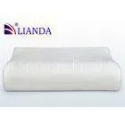 Heart Shape Polyurethane Foam Pillow White / Green Comfort 100D - 300D