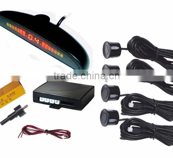 Roof Mounting LED Backup Sensors 4 Black Sensors, LED Parking Sensors photo-5
