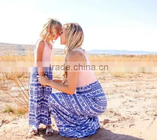 Mommy and me Matching Clothing Stylish Trendy Fancy Maxi Dresses photo-3
