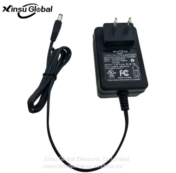 CE EMC LVD SELV Battery Charger 12.6V 2A Wall Plug photo-2