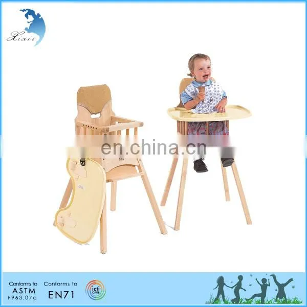 Best Selling Quality Montessori Educational Furniture Feeding Baby High Chair for Kids Children photo-2