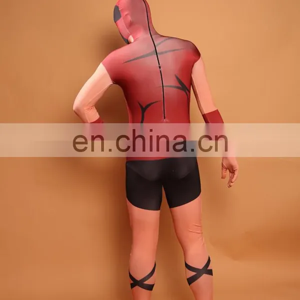 Sparta Warrior Spandex Superhero Costume Halloween Zentai Suit Cosplay Dress photo-3