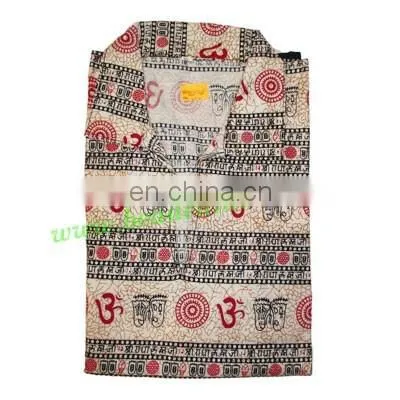 Half Sleeve Short Yoga Kurta in Cotton, Size : Chest 112 x Height 69 x Sleeve 25 Centimeters. photo-2