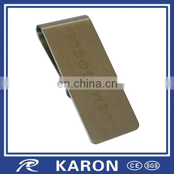 Nice Brushed Money Clip Supplies With Laser Engraved Logo photo-3