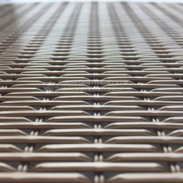 XY-1228P Coppper Color Aluminum Architectural Wire Mesh photo-3