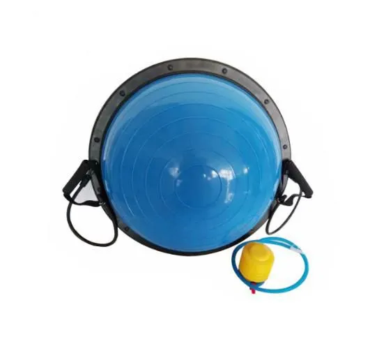Half Yoga Balance Ball Trainer With Ropes and Hand Pump photo-2