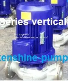 GWP Stainless Steel Vertical Pipeline Sewage Pump photo-4