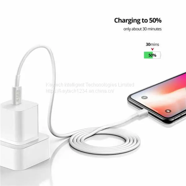 KAL018 C94 USB C to Lightning Data Cable PD Fast Charger TPE Molding Bend Test 15000 Times photo-3