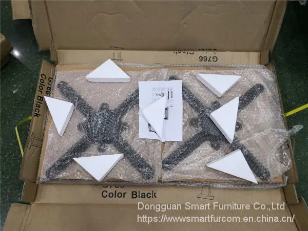 2020 New Model Industrial Furniture Double Column Powder Coating Casting Iron Table Bases photo-4