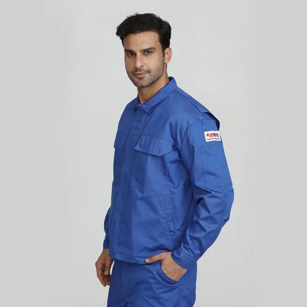 Blue Men's Industrial Fire Resistant Security Protective Jackets photo-2