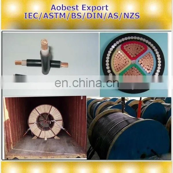 High Quality 1--15kv Xlpe Insulated High Voltage Power Cable photo-5