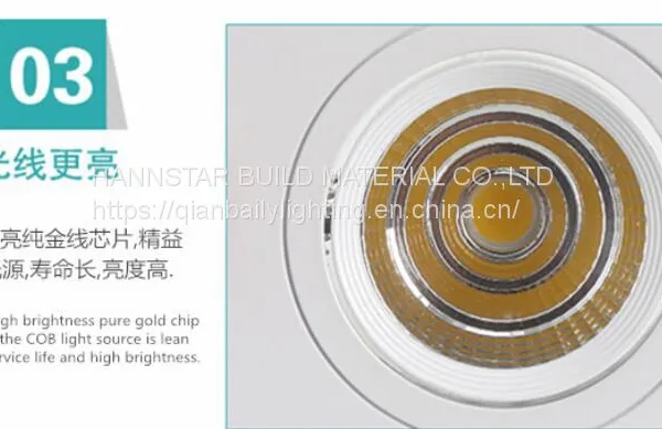 Rectangular LED Single Double Triple Heads COB Ceiling Light Downlights Gimbal Square Spot Light 110V-220V 3W-90W photo-5