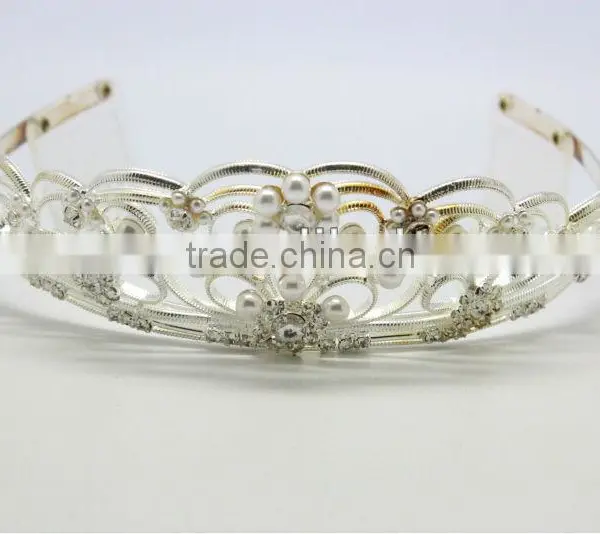 Vogue Jewelry Wedding Princess Crown for Girls and Tiaras Wholesale Crown