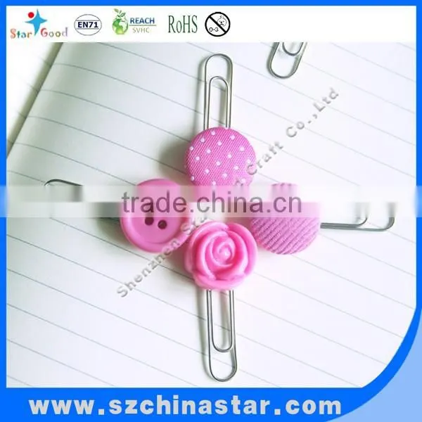Color Coated Custom Logo Metal Paper Clip photo-6