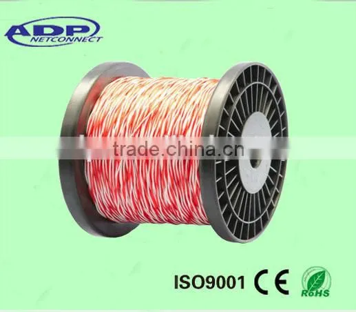 Telephone Jumper Wire 2cores Twisted 0.6mm 22AWG Tinned Copper/Bare Copper photo-2