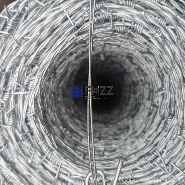 Galvanized Barbed Wire Double Twisted Strands 4 Barbs Wire Gauge 16 Length 500 Meters photo-4
