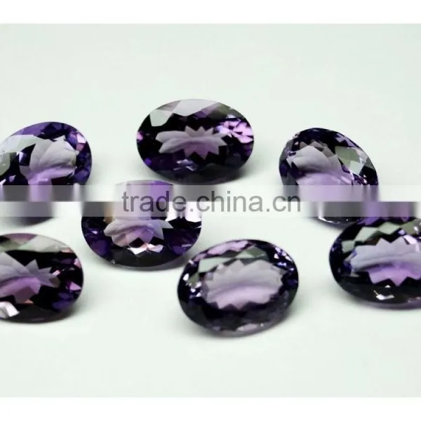 14x10mm Oval AAA Quality Natural Brazilian Amethyst Calibrated Size 10x14mm Faceted Oval Cut photo-4