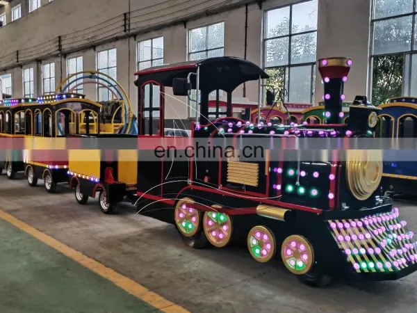 Western Antique Indoor Battery Power Electric Shopping Mall Kids Train for Sale photo-4
