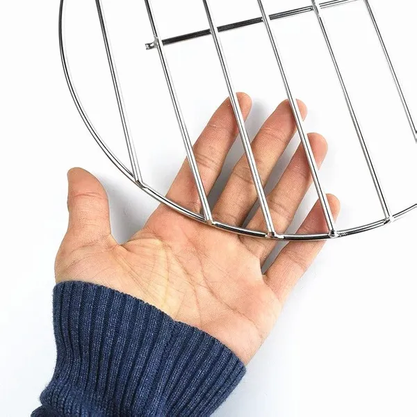 Customized Round Shape BBQ Grill Wire Mesh For Outdoor Barbecue photo-5