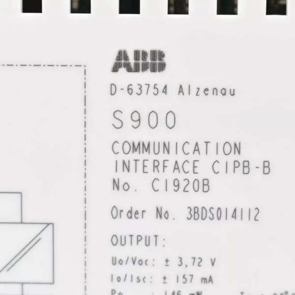 ABB ADVANT S900 I/O CI920B photo-3