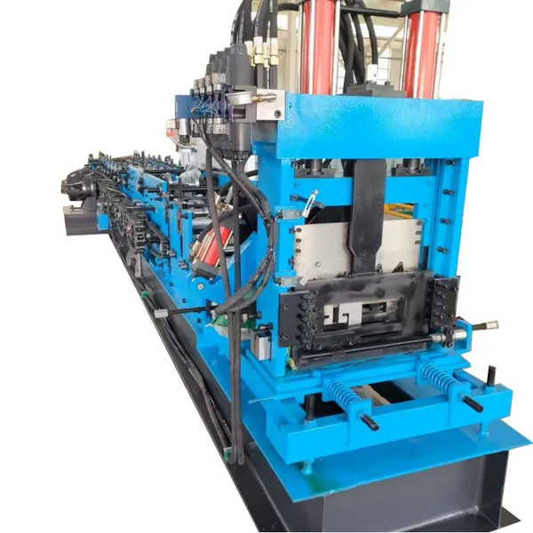 Standard Size of C Purlin Keel Lip U Channel Making Sheet Roll Forming Metal Stud and Track Machine photo-1