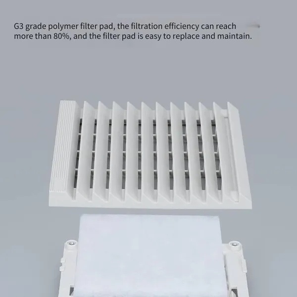 Axial Flow Fan Ventilation Filter Screen Set, Dustproof and Heat-dissipating Fan Louver Mesh Cover for Cabinets, Electrical Control Distribution Boxes, zl - 804 804.230 photo-5