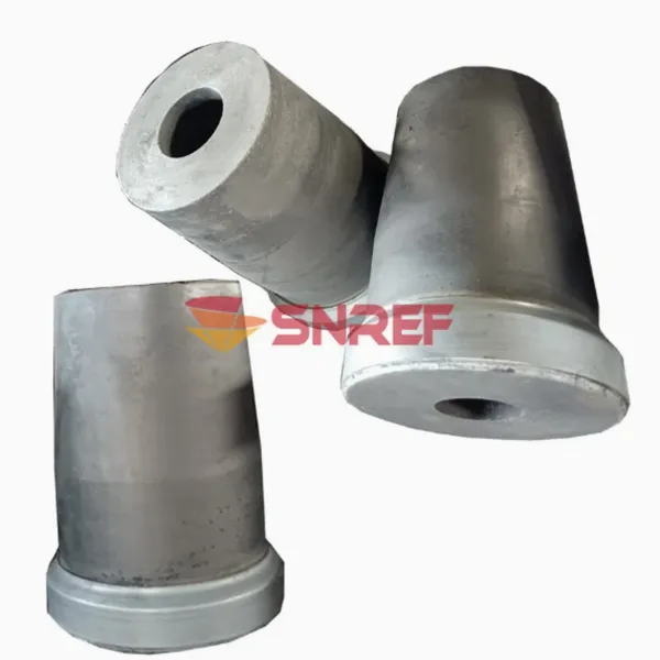 CS80 High Quality Refractory Upper and Lower Nozzle for Sliding Gate Plate photo-3