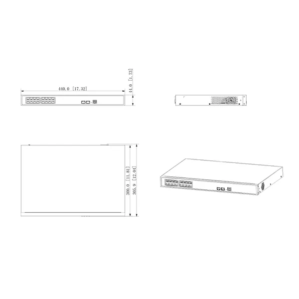 Dahua Dh-s4200-16gt2gf-apwr 16-port Full Gigabit Managed Poe Switch photo-5