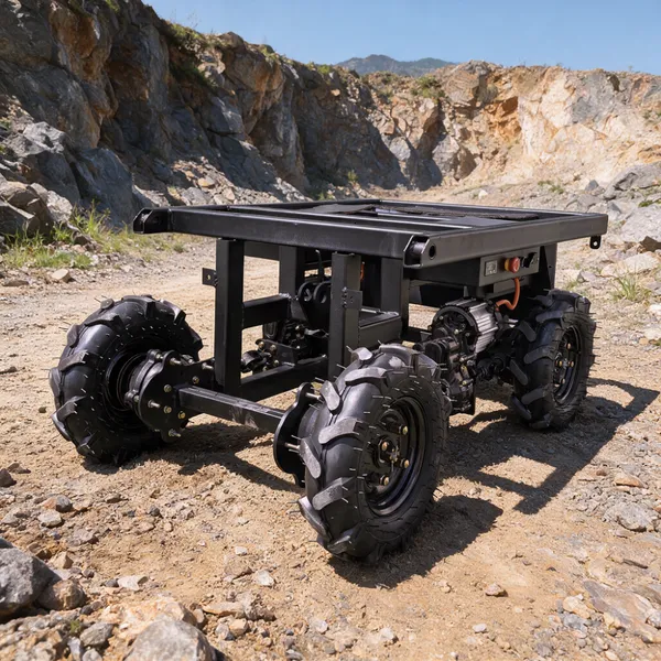 Remote Control Utility Transport Vehicle Customizable Platform for Agricultural Machinery and Material Handling