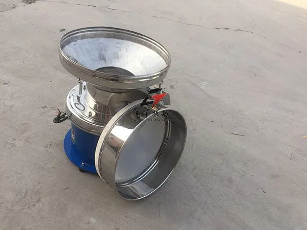 GAOZHUO 450 Vibrating Filter Screen Portable Low Noise 400 Mesh Fine Powder Slurry Sieving Machine