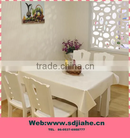PVC/PEVA Lace Tablecloth With Flannel Backing, High Quality & Waterproof & Oil Proof photo-3