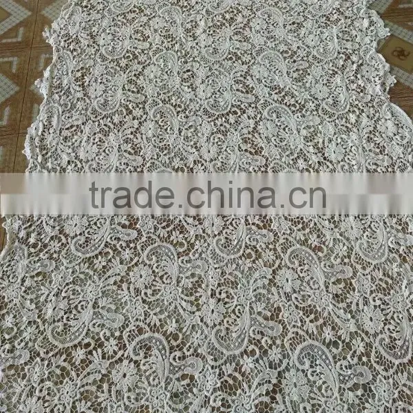 2016 Wholesale Garment Accessory Embroidery Cotton Lace Fabric for Cloth photo-4