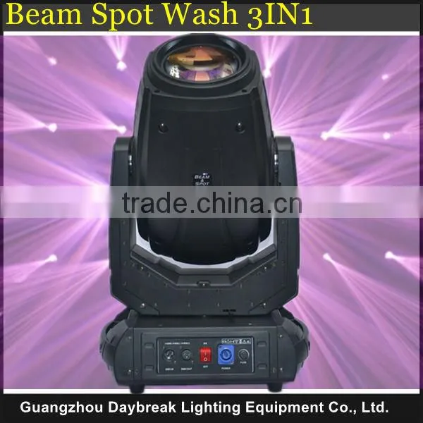 280w Bulb 10r Beam and Spot Moving Head Light 2 Gobo Wheels 2 Sets of Optical Lens Fast and Quiet Movement
