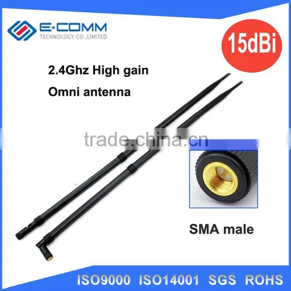 Hot Sale!! 2.4Ghz High-gain Omni 10 DBi Antenna With SMA Connector for Wireless Router,network Card photo-6