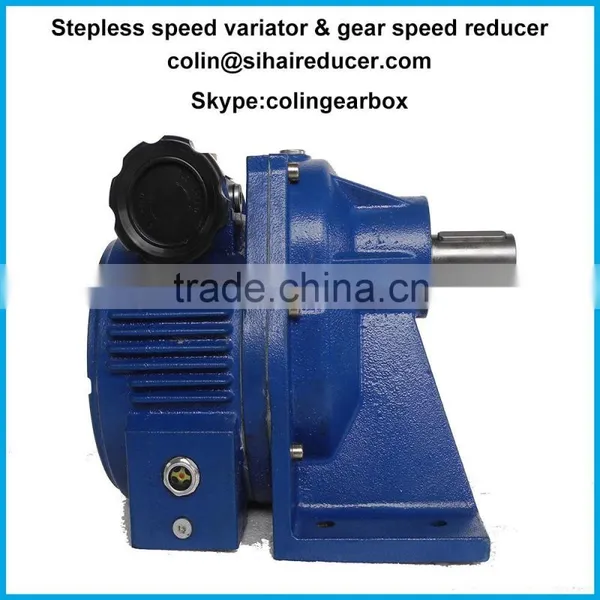 Stepless Speed Variator and Gear Speed Reducer